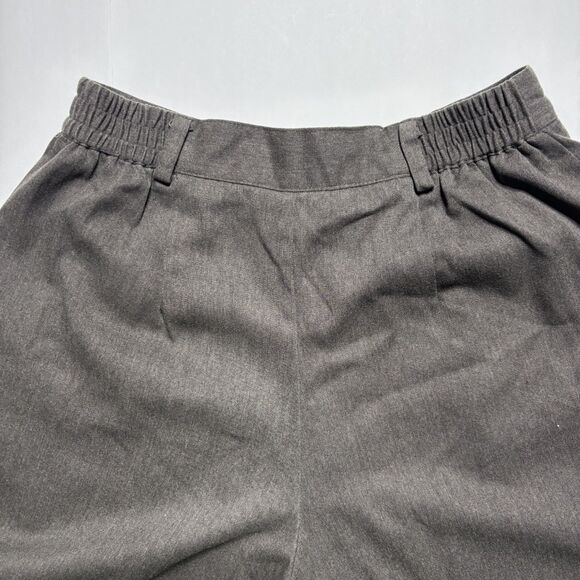 VINTAGE Stephanie Andrews Grey Women's 8P Tapered Trousers 90s - Picture 9 of 12